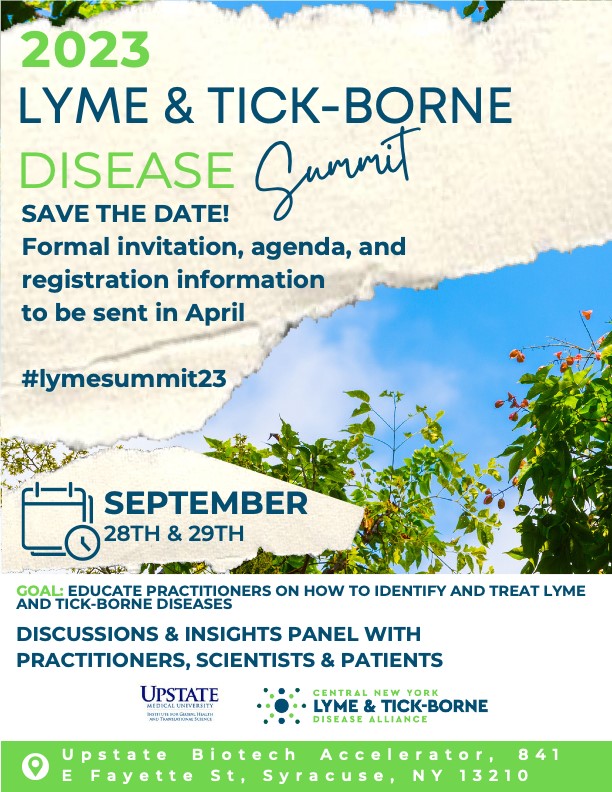 2023 Lyme & Tick Borne Disease Summit - CNY Lyme Alliance